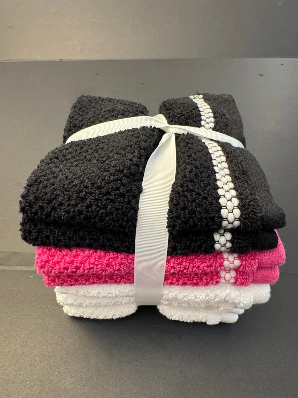 8pc TRULY LOU 💯% Cotton Washcloth Towel Set - 4WT2SNAP2C